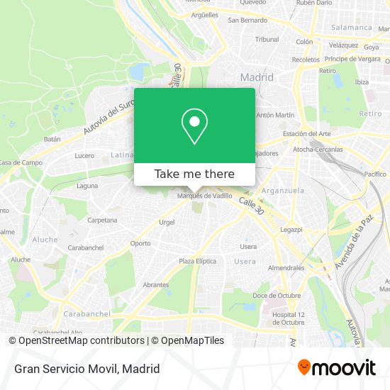 Gran Servicio Movil map