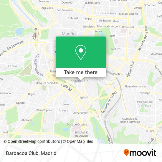 Barbacoa Club map