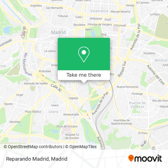 mapa Reparando Madrid