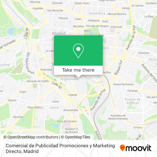 mapa Comercial de Publicidad Promociones y Marketing Directo