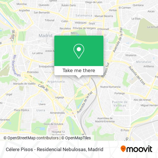 Célere Pisos - Residencial Nebulosas map