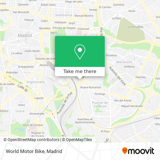 mapa World Motor Bike