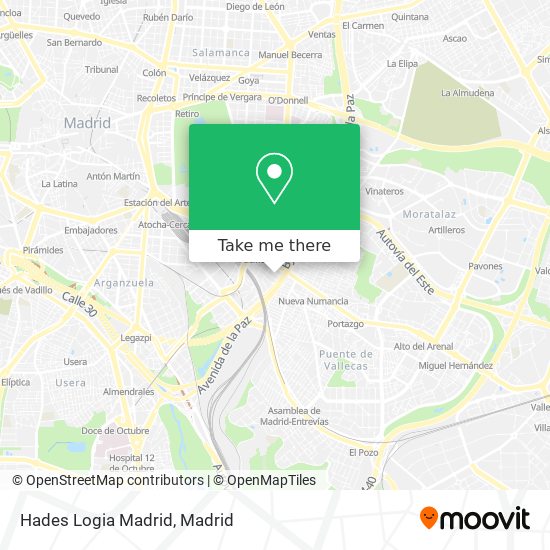 mapa Hades Logia Madrid