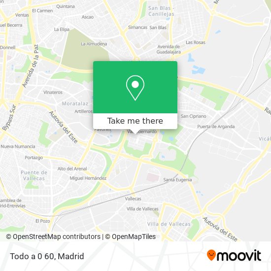 Todo a 0 60 map