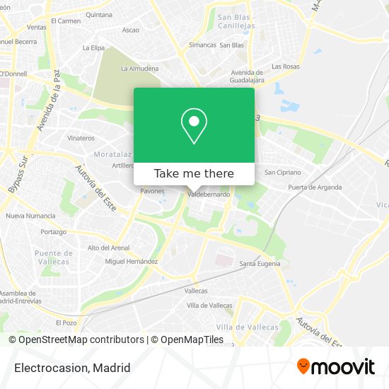 Electrocasion map