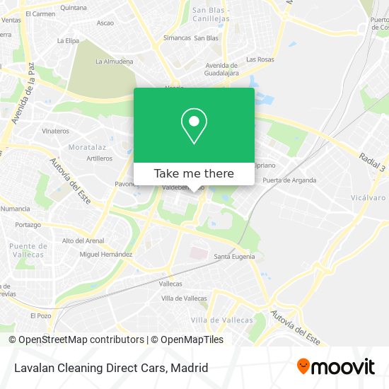 Lavalan Cleaning Direct Cars map