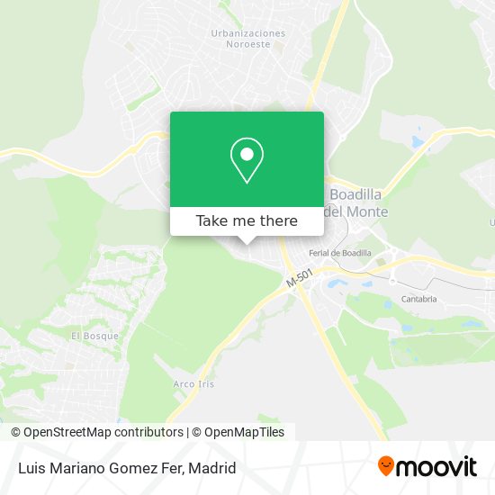 Luis Mariano Gomez Fer map