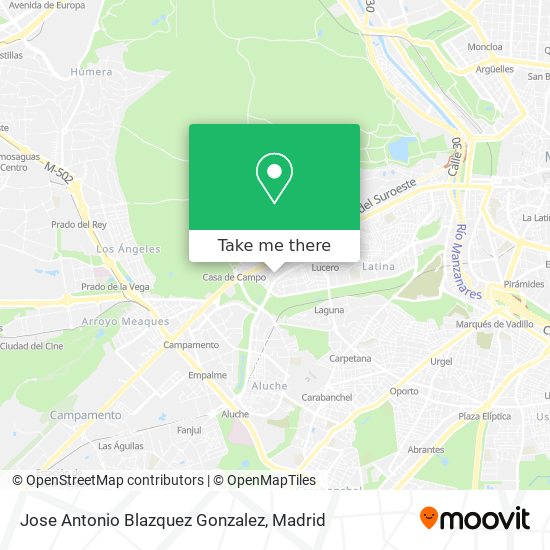 Jose Antonio Blazquez Gonzalez map