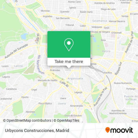 Urbycons Construcciones map