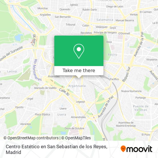 Centro Estético en San Sebastian de los Reyes map