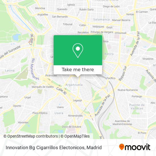 mapa Innovation Bg Cigarrillos Electonicos