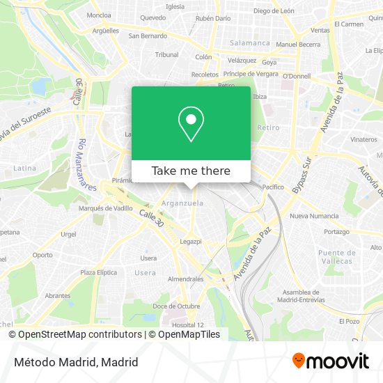 Método Madrid map