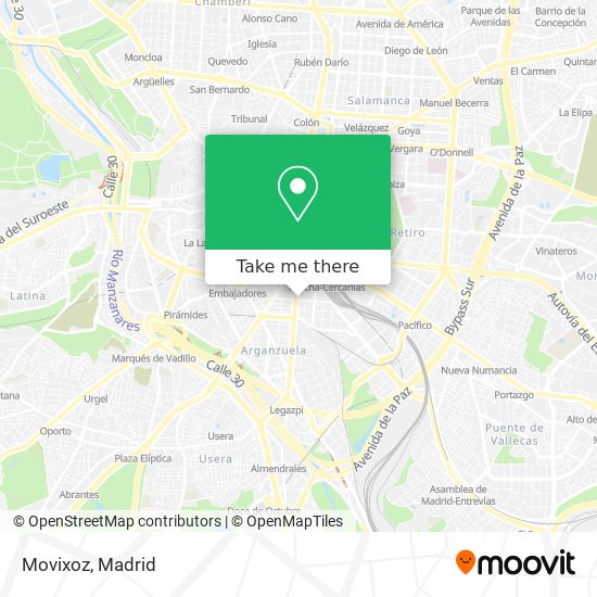 Movixoz map