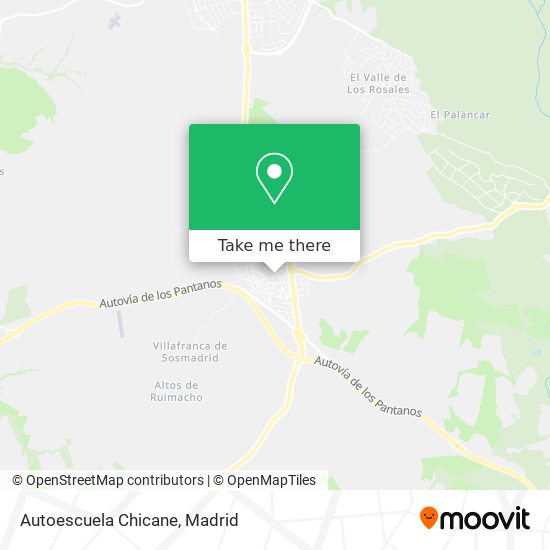 Autoescuela Chicane map