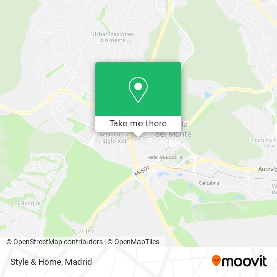 Style & Home map