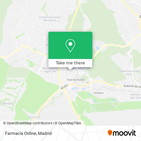 Farmacia Online map