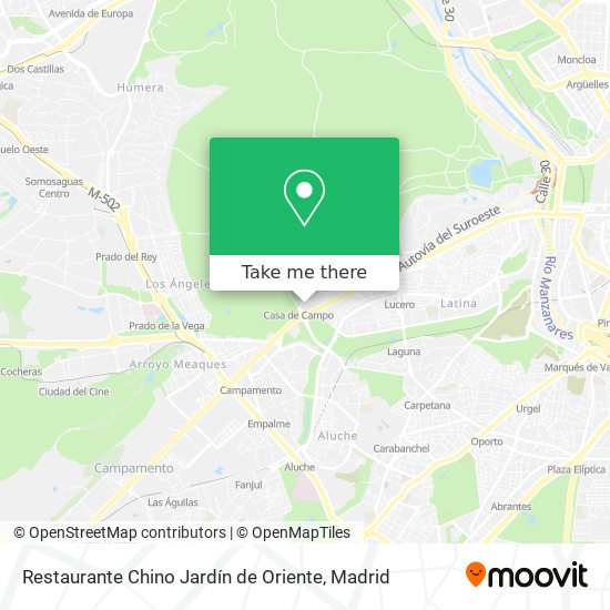 Restaurante Chino Jardín de Oriente map