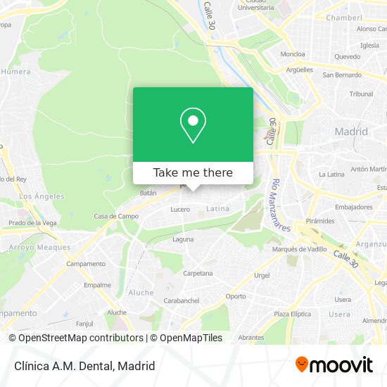 Clínica A.M. Dental map