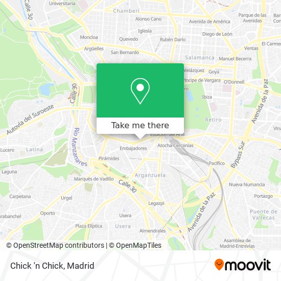 Chick 'n Chick map