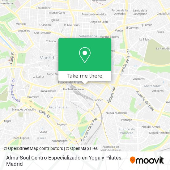 Alma-Soul Centro Especializado en Yoga y Pilates map