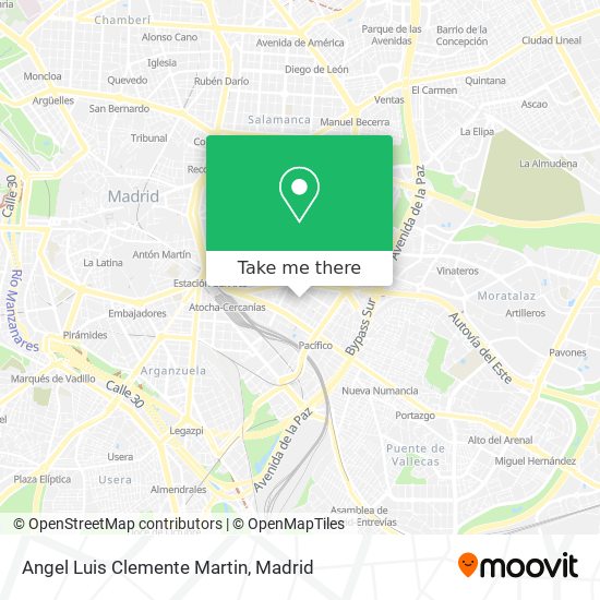 Angel Luis Clemente Martin map