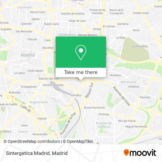 Sintergetica Madrid map