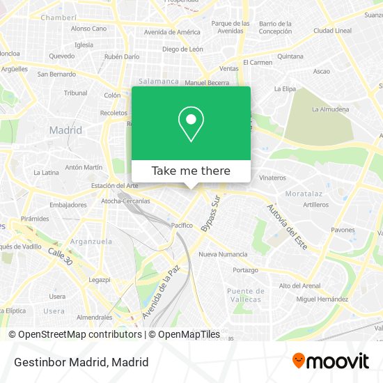 mapa Gestinbor Madrid