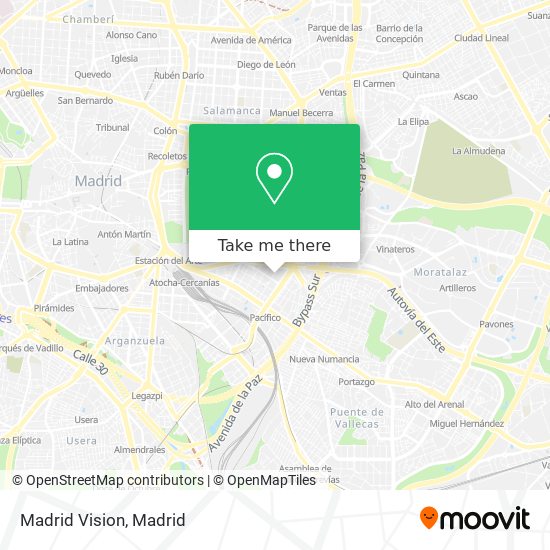 Madrid Vision map