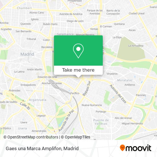 mapa Gaes una Marca Amplifon