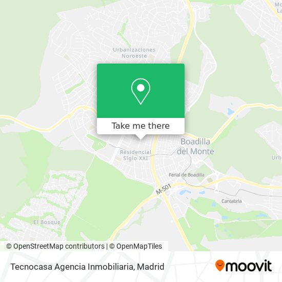 Tecnocasa Agencia Inmobiliaria map