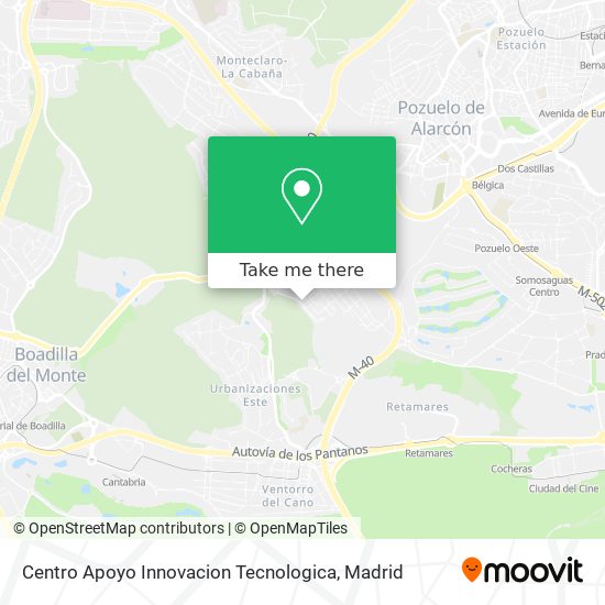 Centro Apoyo Innovacion Tecnologica map