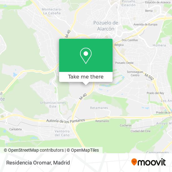 Residencia Oromar map