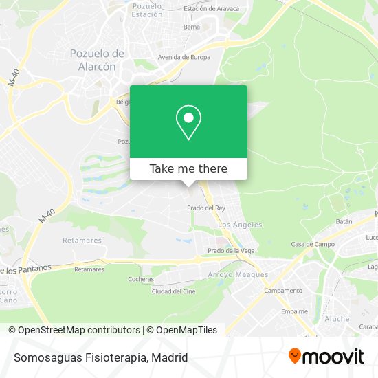 Somosaguas Fisioterapia map