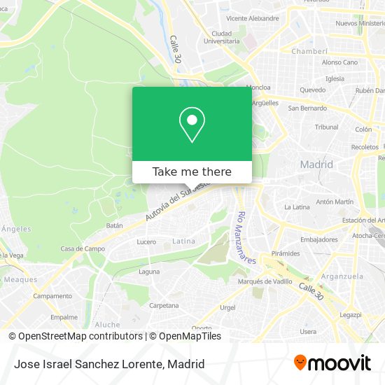 Jose Israel Sanchez Lorente map