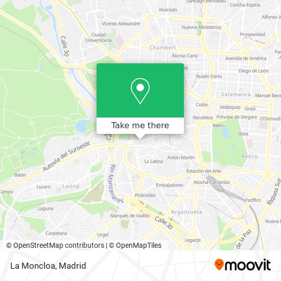 La Moncloa map