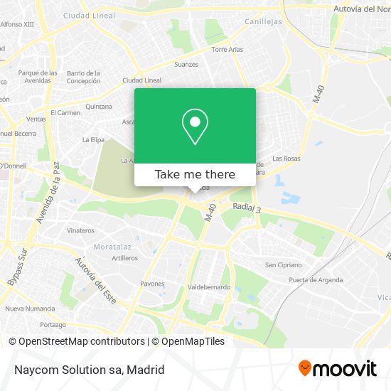 mapa Naycom Solution sa