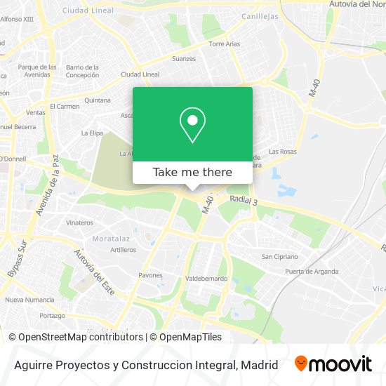 Aguirre Proyectos y Construccion Integral map