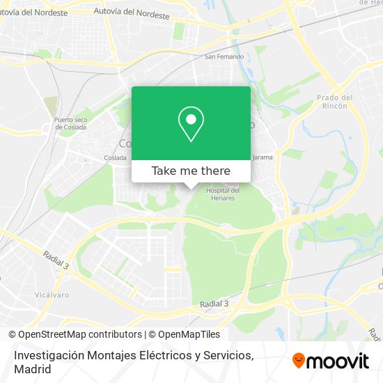 Investigación Montajes Eléctricos y Servicios map