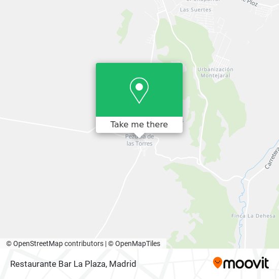 mapa Restaurante Bar La Plaza