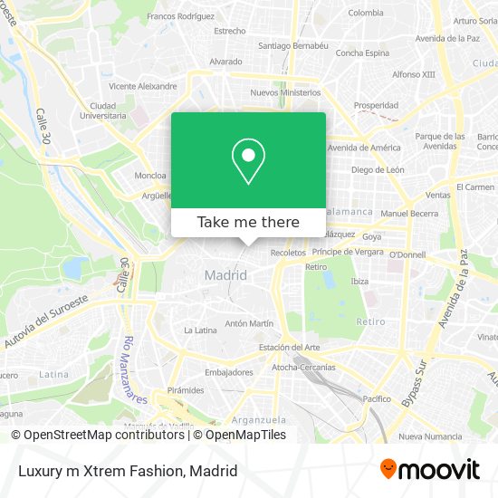 Luxury m Xtrem Fashion map