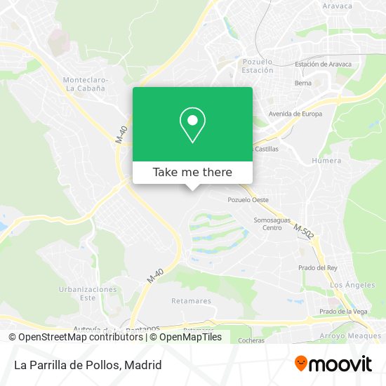 La Parrilla de Pollos map