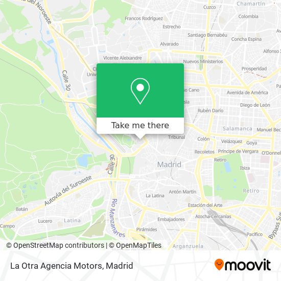 La Otra Agencia Motors map