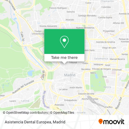 mapa Asistencia Dental Europea