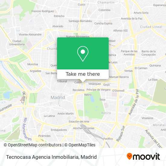 Tecnocasa Agencia Inmobiliaria map