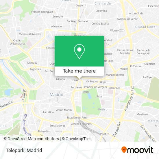 Telepark map