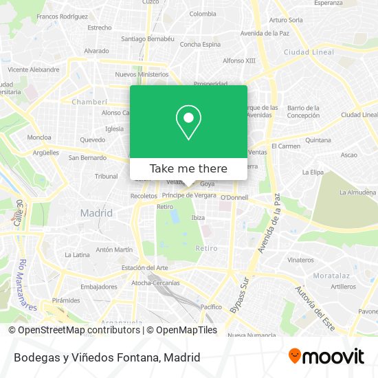 Bodegas y Viñedos Fontana map