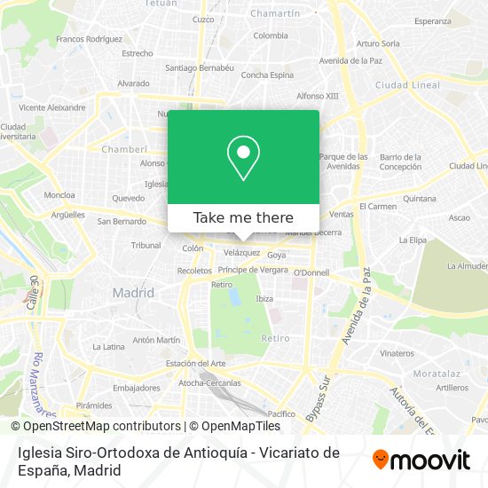 Iglesia Siro-Ortodoxa de Antioquía - Vicariato de España map
