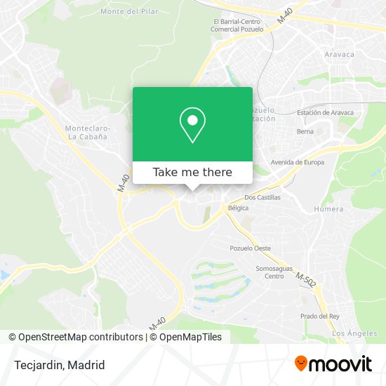 mapa Tecjardin