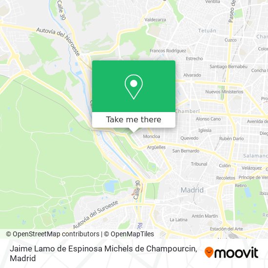 Jaime Lamo de Espinosa Michels de Champourcin map