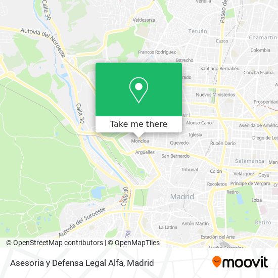 Asesoria y Defensa Legal Alfa map